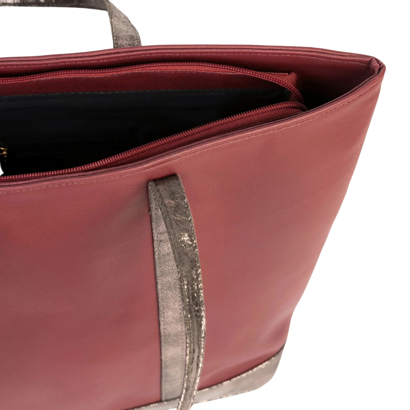 Main Compartment Red Tote Bag - Image 3